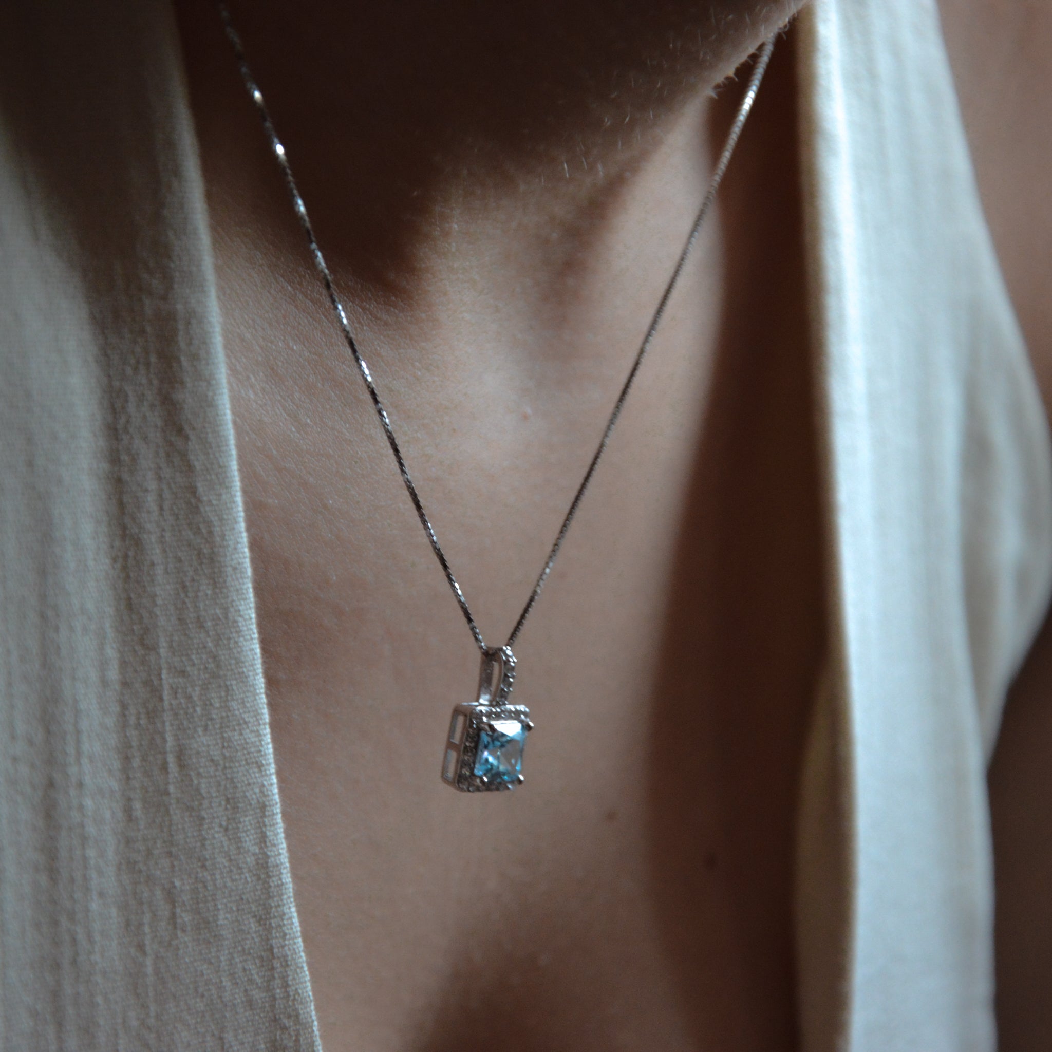 Collana Acqua Marina
