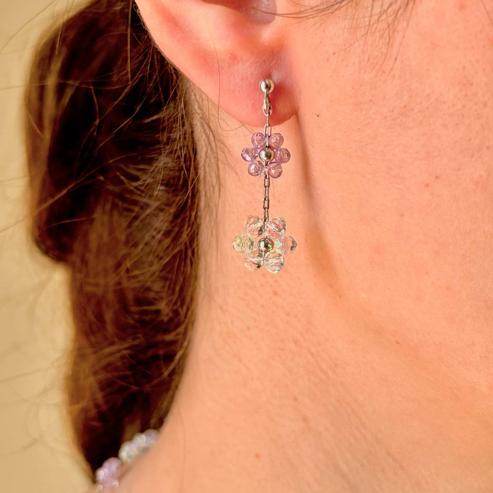 💜 Daphne Lilac Earrings