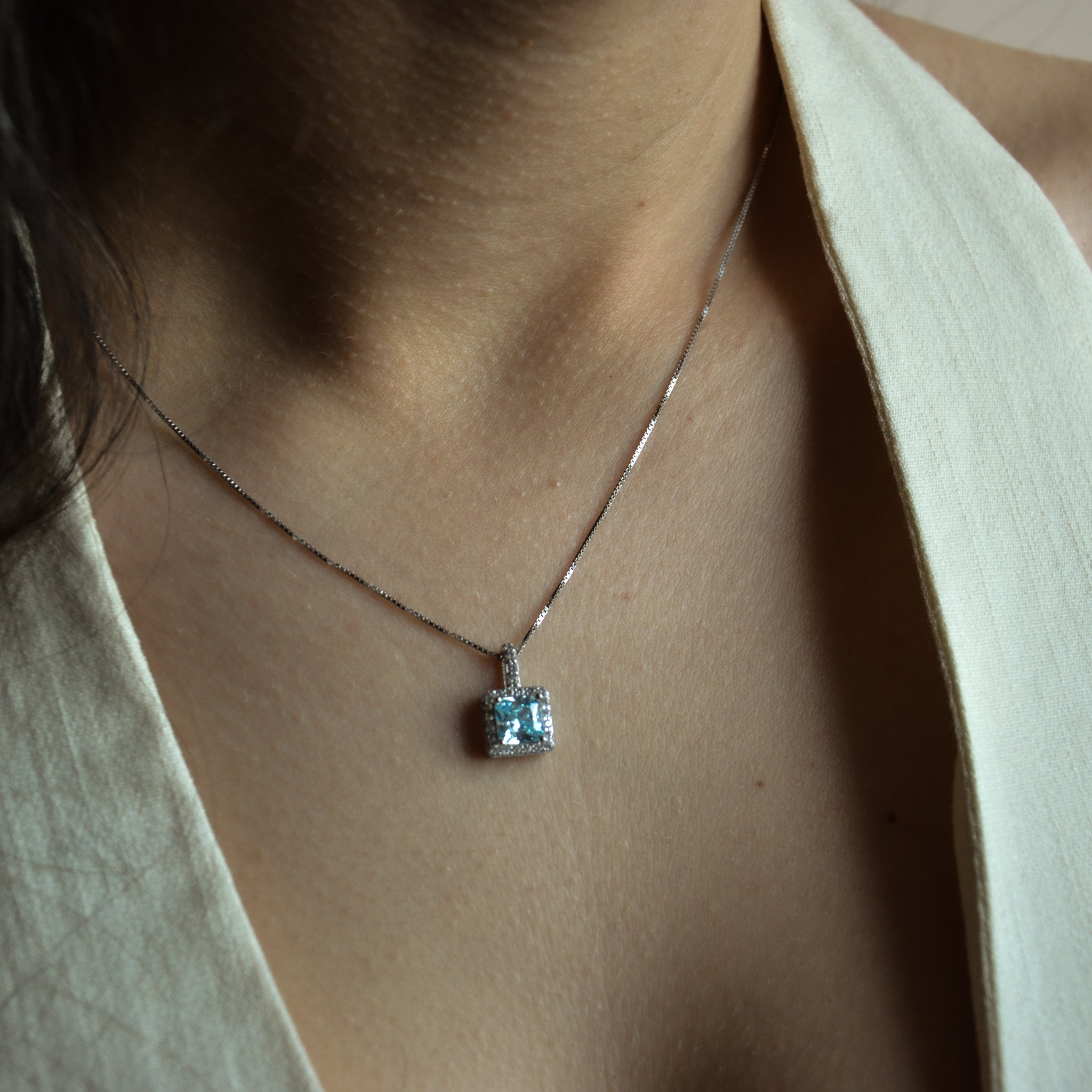 Collana Acqua Marina