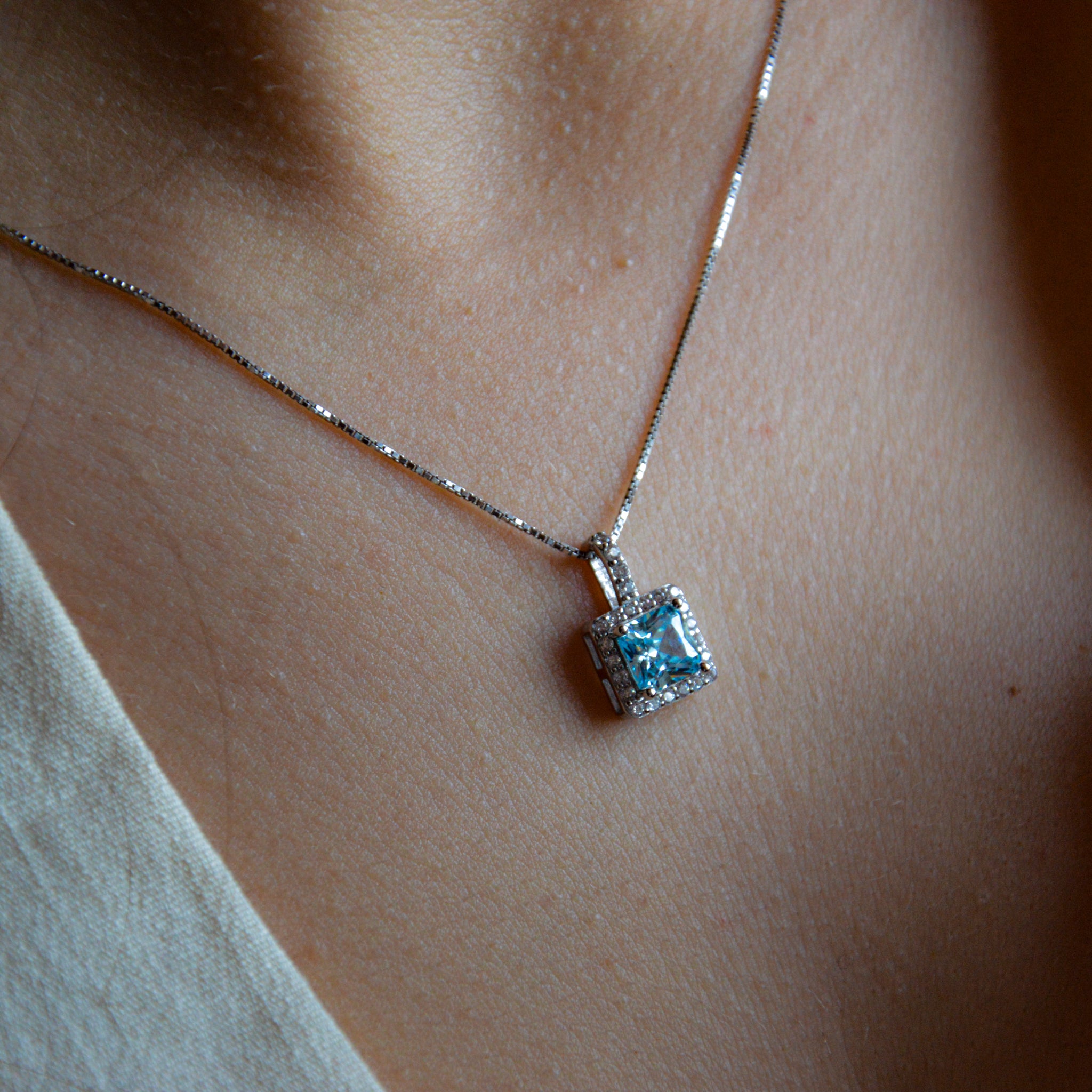 Collana Acqua Marina
